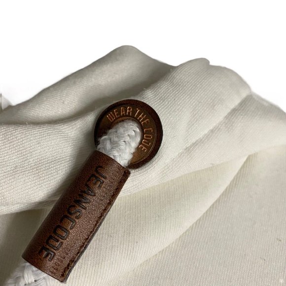 Indigo Jeancode Men's Olive Green Color Block Sweatshirt Hoodie - Picture 6 of 13